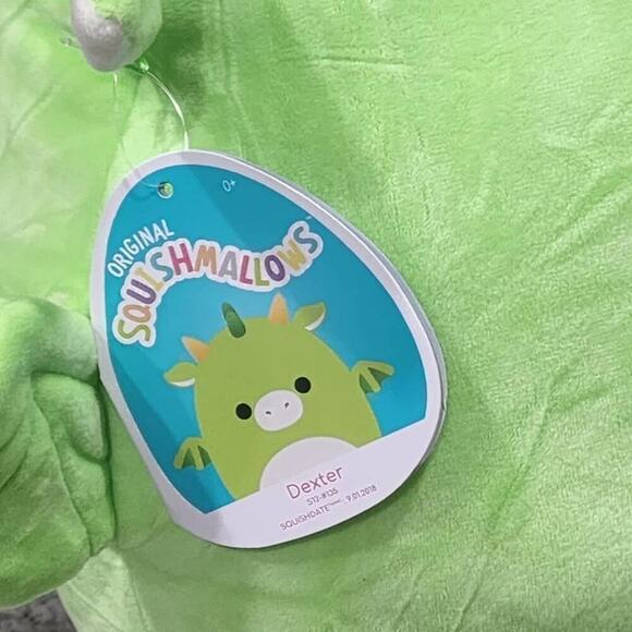 SQUISHMALLOWS green blue orange Dexter‎ 12" dragon new!!! - Picture 4 of 4